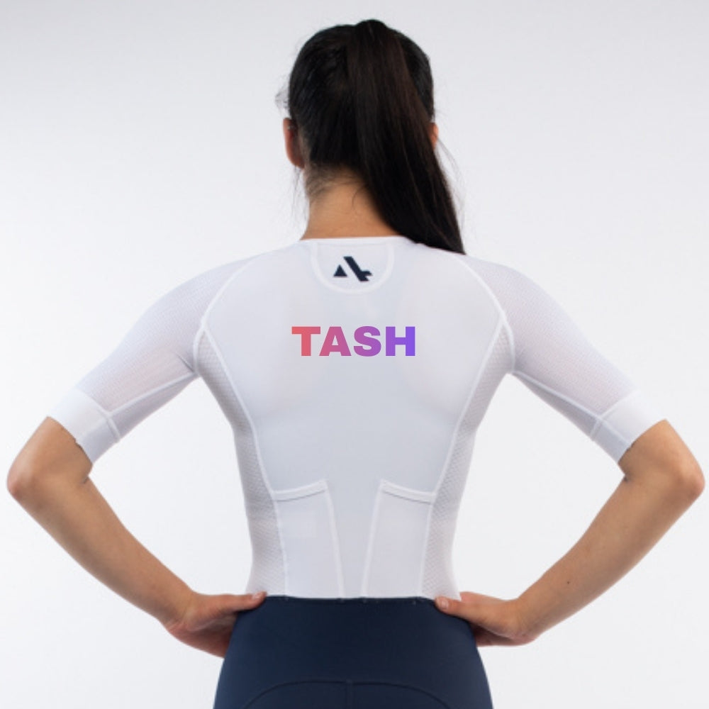Add your order a Personalise Tri-Suit Back Print