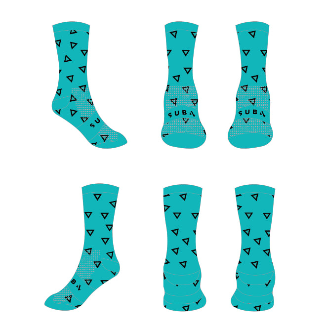 Socks - Merino Wool Cycling 3/4 Crew Custom